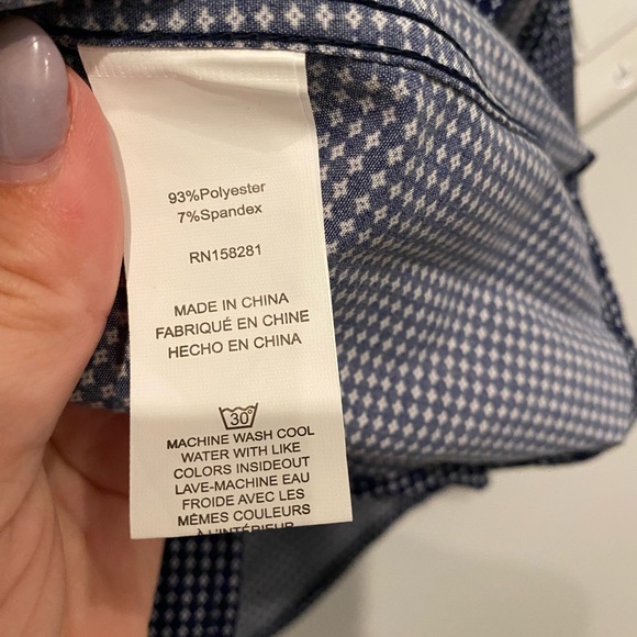 NWT - Tom Baine Men’s Performance Dress Shirt - XXL - Picture 10 of 10